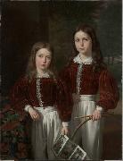 Portrait of Two Children, Probably the Sons of M. Almeric Berthier, comte de LaSalle